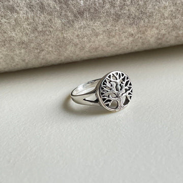 Tree Of Life Ring Solid 925 Sterling Silver is available in size 6,7,8,9 US/CA