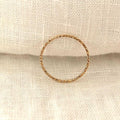 Sparkle Twist | Gold Filled Stacking Ring - sjewellery|sara jewellery shop toronto