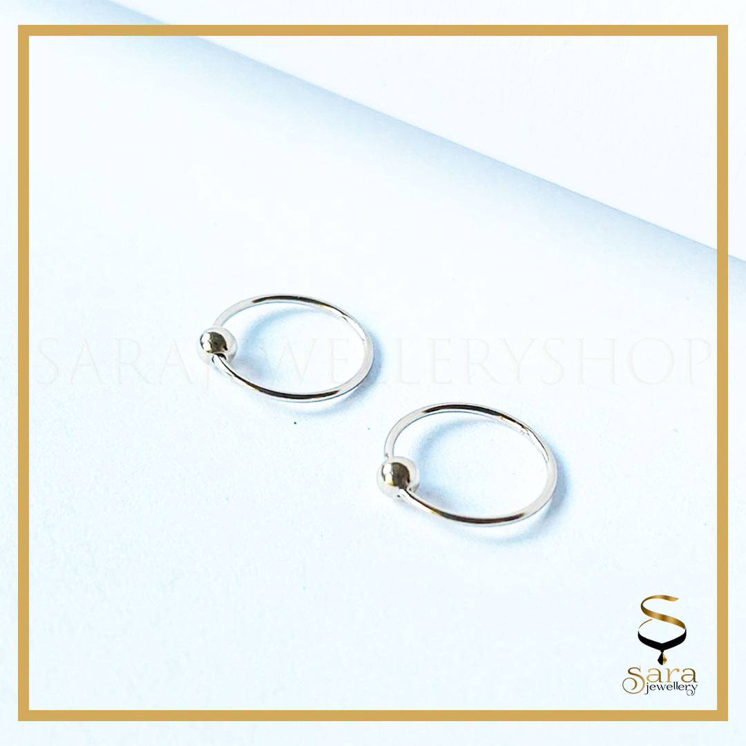14Gold-filled little hoops ball earrings|  For Everyday Wear - sjewellery|sara jewellery shop toronto