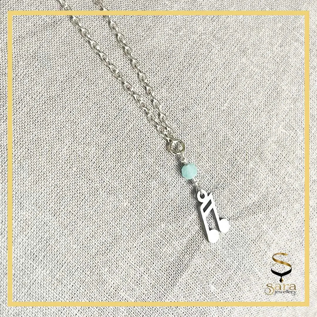 925 Sterling silver anklet with small faceted Amazonite | Musical ankle cable chain 7 to 12 inches - sjewellery|sara jewellery shop toronto