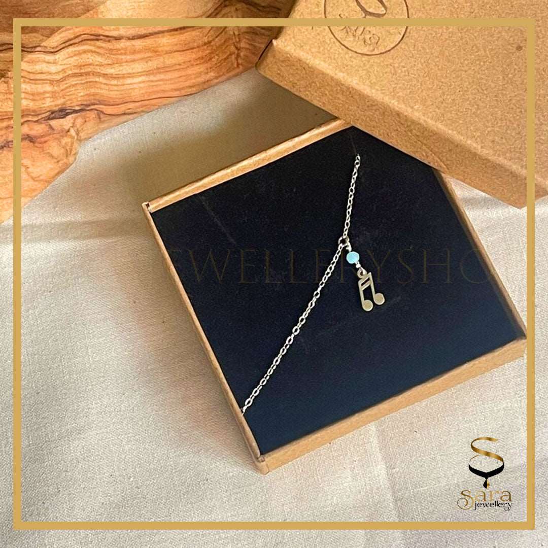 925 Sterling silver anklet  with small faceted Amazonite | Musical ankle cable chain  7 to 12 inches sjewellery|sara jewellery shop toronto