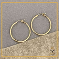 Classic Thin  Hoop Earrings| 14k Gold Filled Tarnish Resistant Hoop Earrings sjewellery|sara jewellery shop toronto