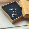 Dainty Initial Earrings Minimalist in Sterling Silver| Custom Name Earrings| 925 Alphabet Earring sjewellery|sara jewellery shop toronto