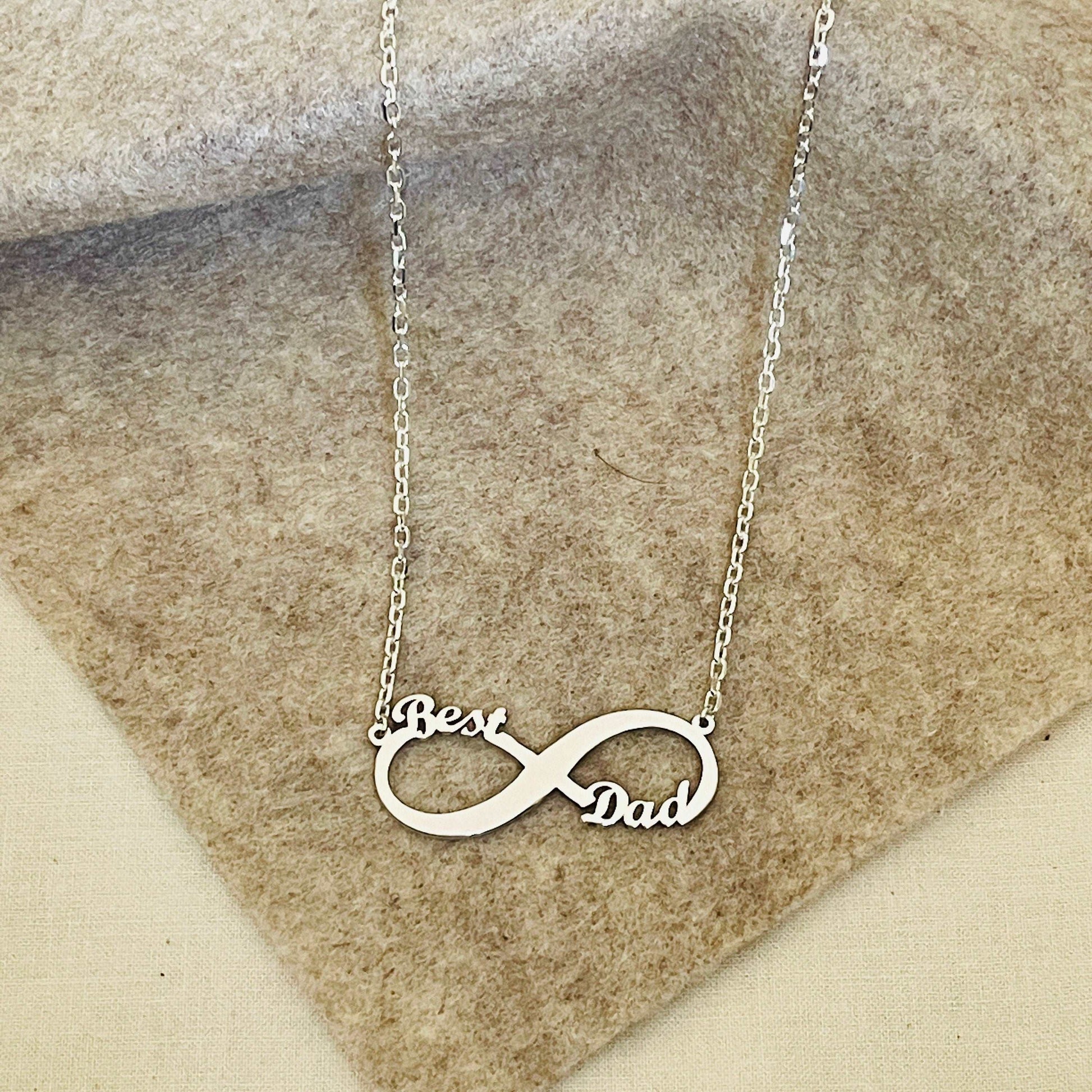 Dainty Personalized Sterling Silver Infinity Name Necklace, Men Infinity Pendant, 925 Silver Handmade Infinity Family Love Necklace sjewellery|sara jewellery shop toronto