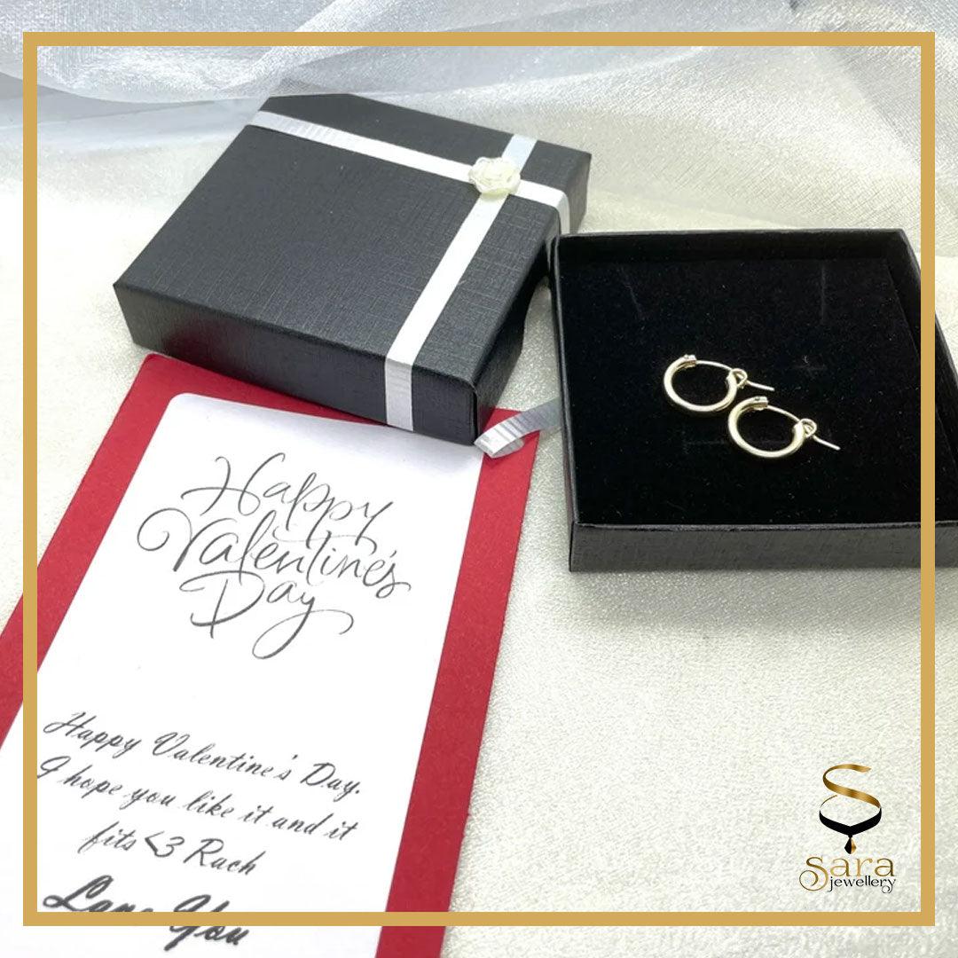 Huggie Hoop Earrings-Simple Gold Hoop Earrings-Sleeper Earrings 13mm| 15mm| 19mm sjewellery|sara jewellery shop toronto