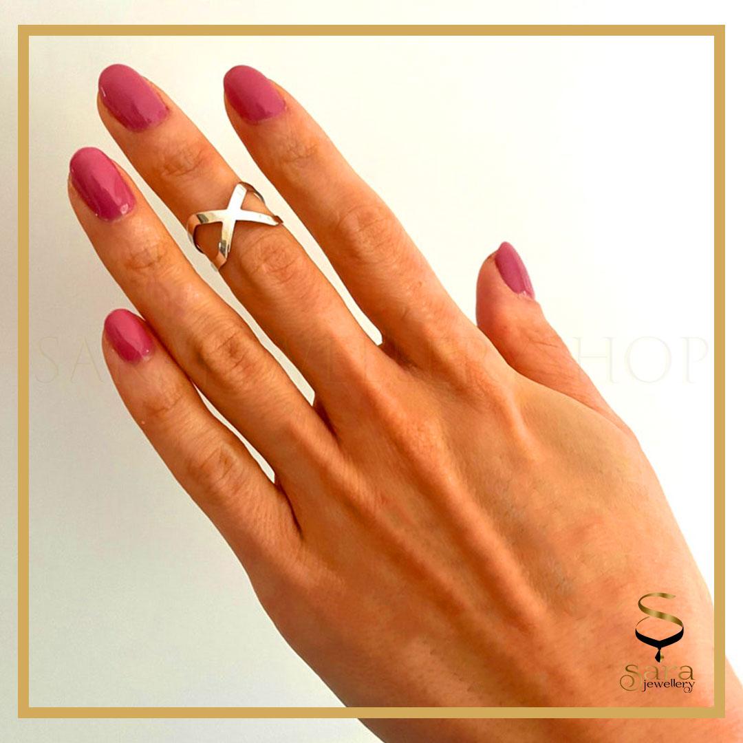 Infinity midi ring| Sterling silver midi ring| Sterling silver infinity midi ring - Sara jewellery shop