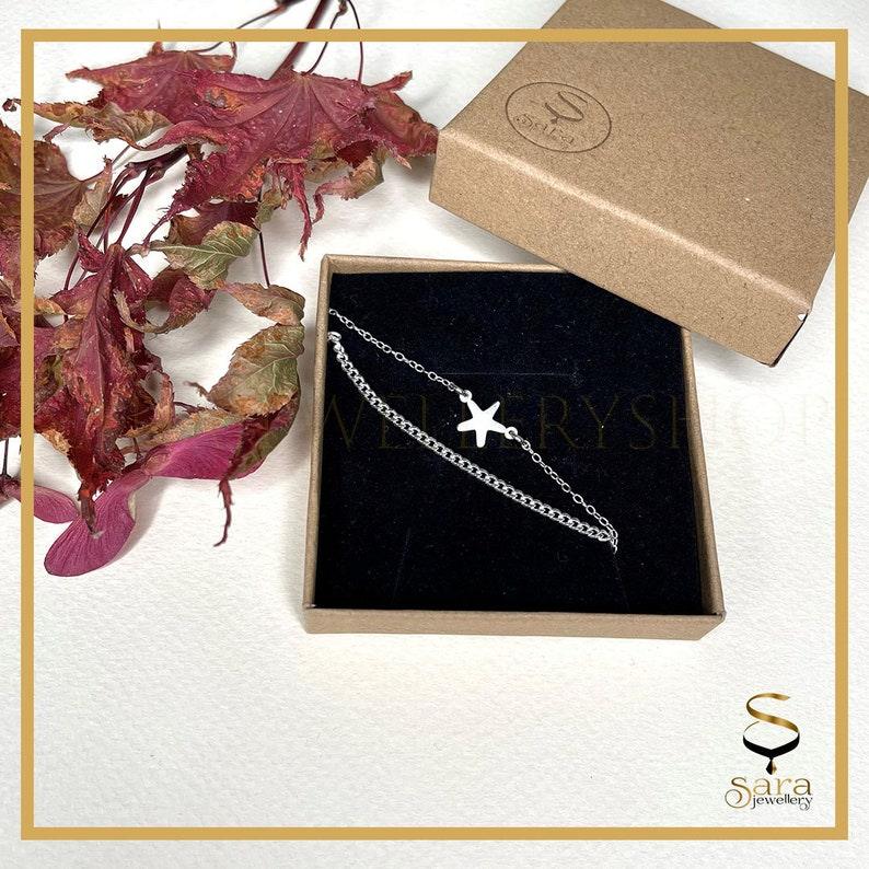 New version Sterling Silver Little Twinkle Star Bracelet| Sterling silver star bracelet| Lovely Bracelet| Adjustable Bracelet| Gift for Her| sjewellery|sara jewellery shop toronto