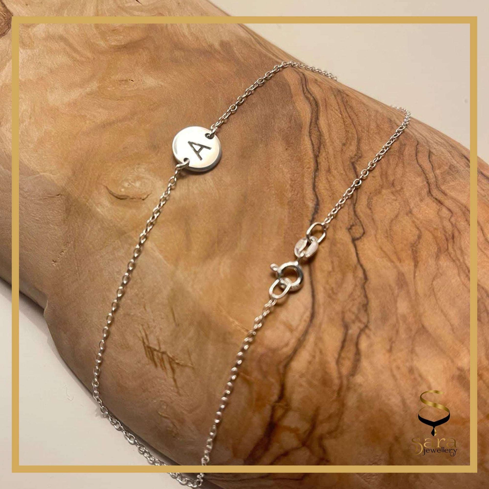 Personalized Gold Silver Heart Initial Ankle Bracelet| Layering Anklet| Gift for Her| Beach Wedding| Bridesmaid Gift sjewellery|sara jewellery shop toronto