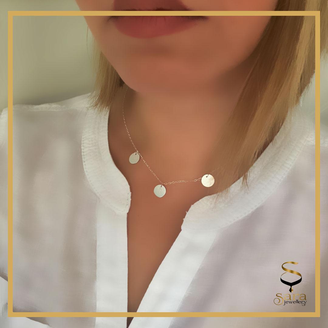 Personalized Initial Name Necklace, Sterling silver Minimalist Dainty Customized Stamped Letter - sjewellery|sara jewellery shop toronto