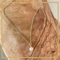 14K Gold Simple Pearl Necklace - Everyday Luxury - sjewellery|sara jewellery shop toronto