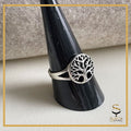 Tree Of Life Ring Solid 925 Sterling Silver is available in size 6,7,8,9 US/CA