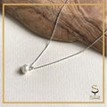 Sterling silver chain with freshwater pearl necklace| Dainty Pearl Necklace for Women sjewellery|sara jewellery shop toronto