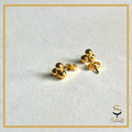 Three Ball Stud| Spheres cluster studs| 14k gold-filled Triple gold ball| Gold filled stud earrings sjewellery|sara jewellery shop toronto