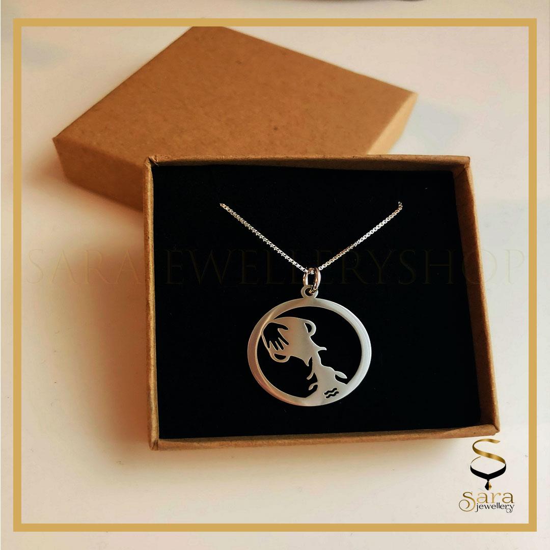 Zodiac Silver Pendant Charm Necklaces| Zodiac Necklace | Zodiac Symbol| 925 Sterling Silver Zodiac Constellation Charms - Sara jewellery shop