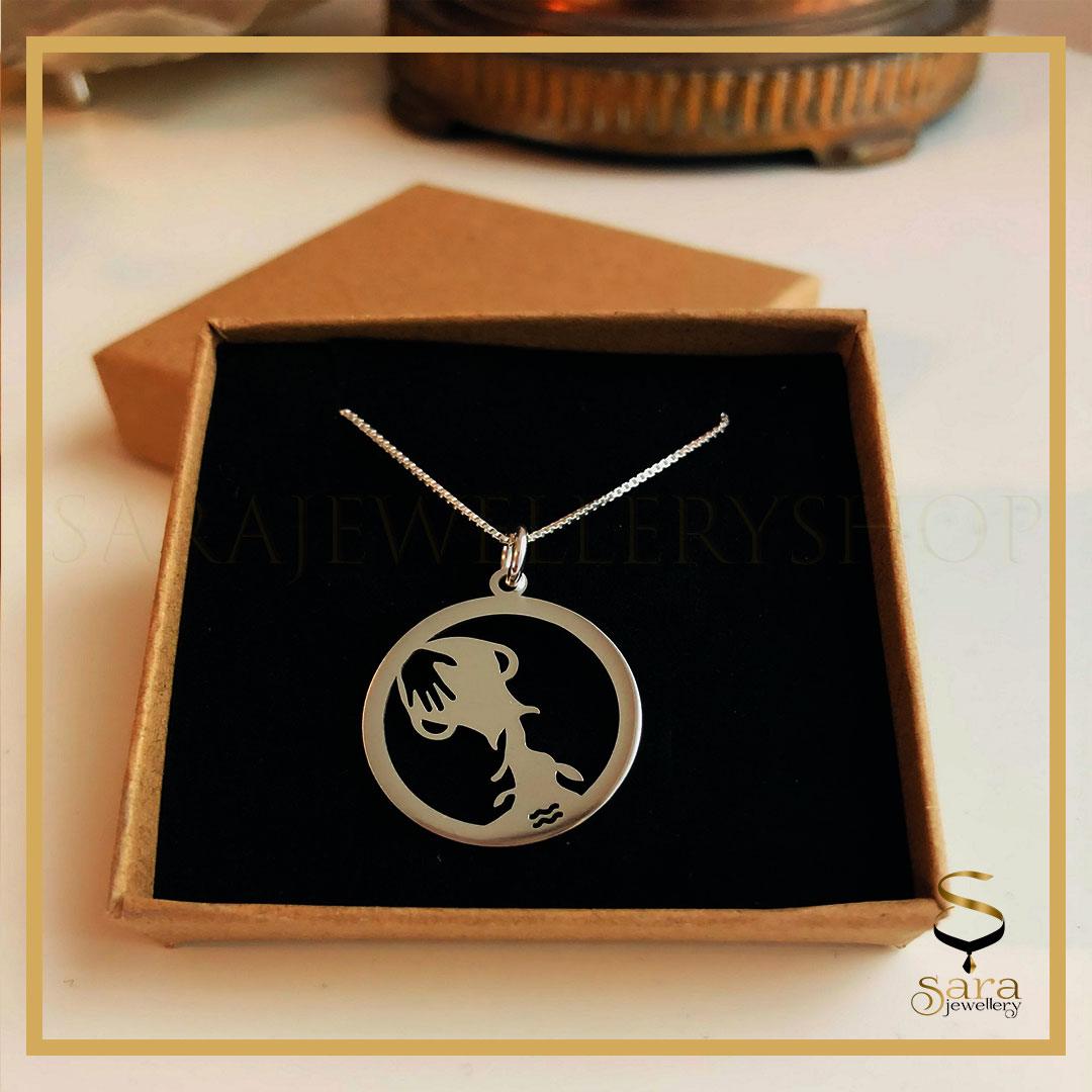 Zodiac Silver Pendant Charm Necklaces| Zodiac Necklace | Zodiac Symbol| 925 Sterling Silver Zodiac Constellation Charms - Sara jewellery shop