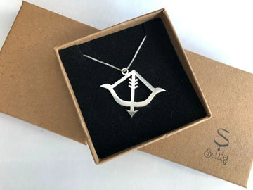 Unique Sterling Silver Zodiac Necklace, Sterling Silver Zodiac Sign Pendant With Sterling Silver Chain, Silver Necklace for Women And Men - Sara jewellery shop