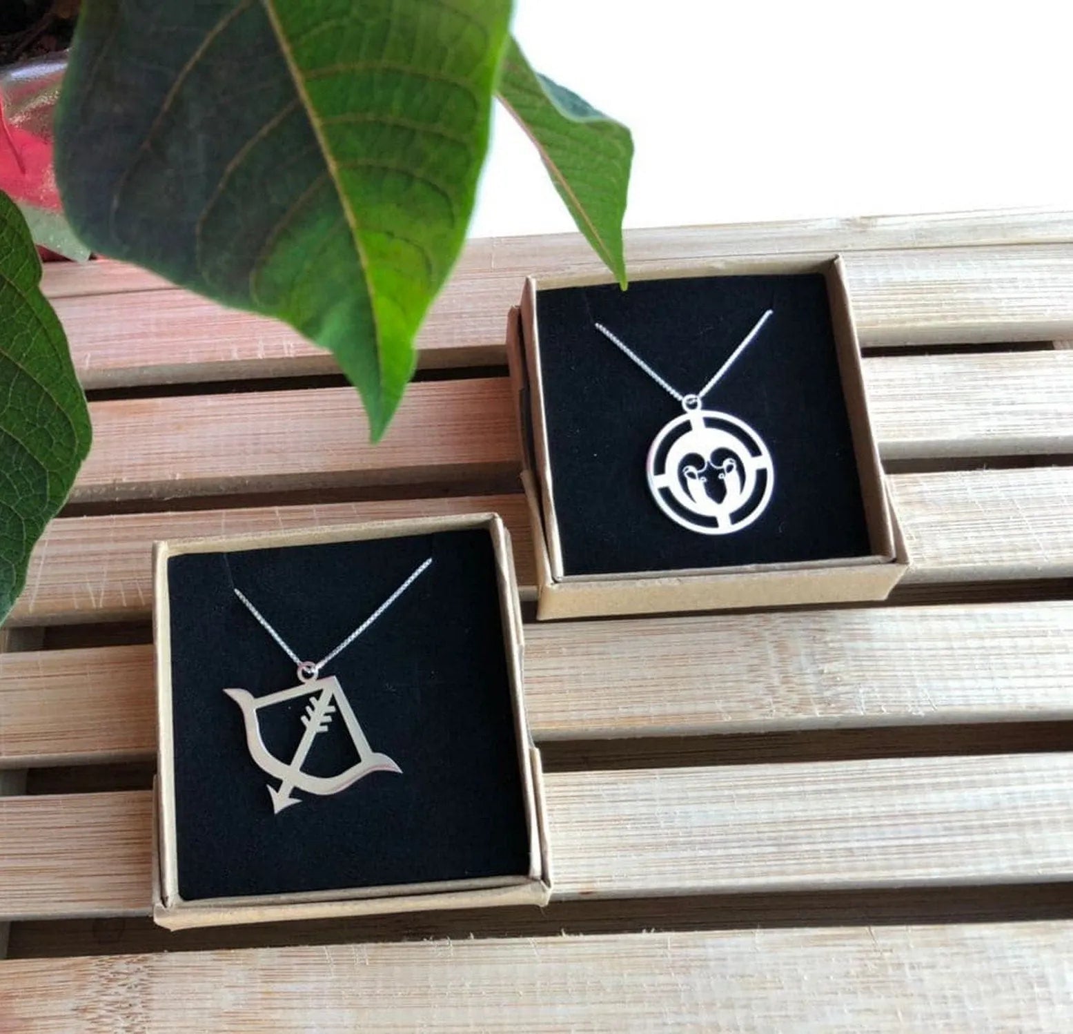 Zodiac necklace |sterling silver box chains|gift|birthday gifts - Sara jewellery shop
