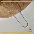 Sterling Silver Italian Ball Chain Necklace 2mm Thickness ,Ball chain necklace 16-18 inch, - sjewellery|sara jewellery shop toronto
