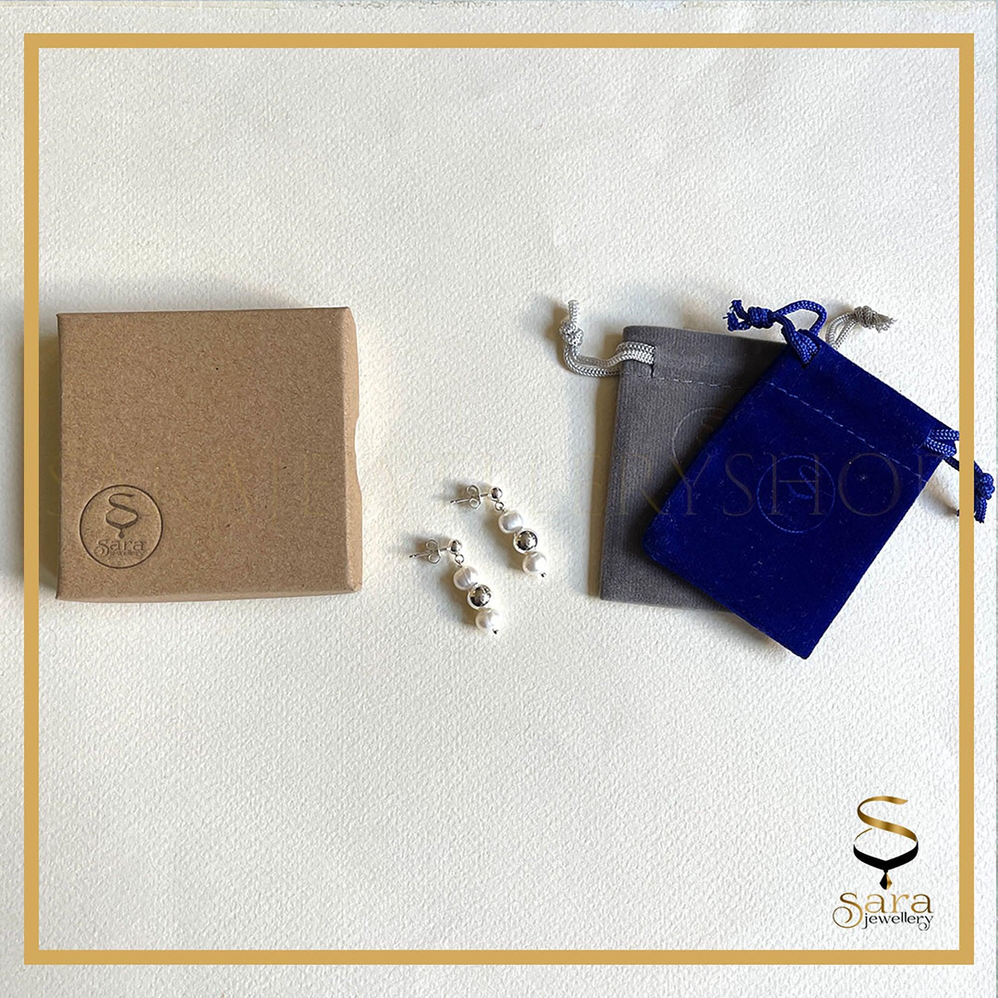 Pearl Drop Earrings | Bridal Earrings | Pearl Earrings | Pearl Jewelry | Bridesmaids Earrings Gift, Gold Earring - sjewellery|sara jewellery shop toronto