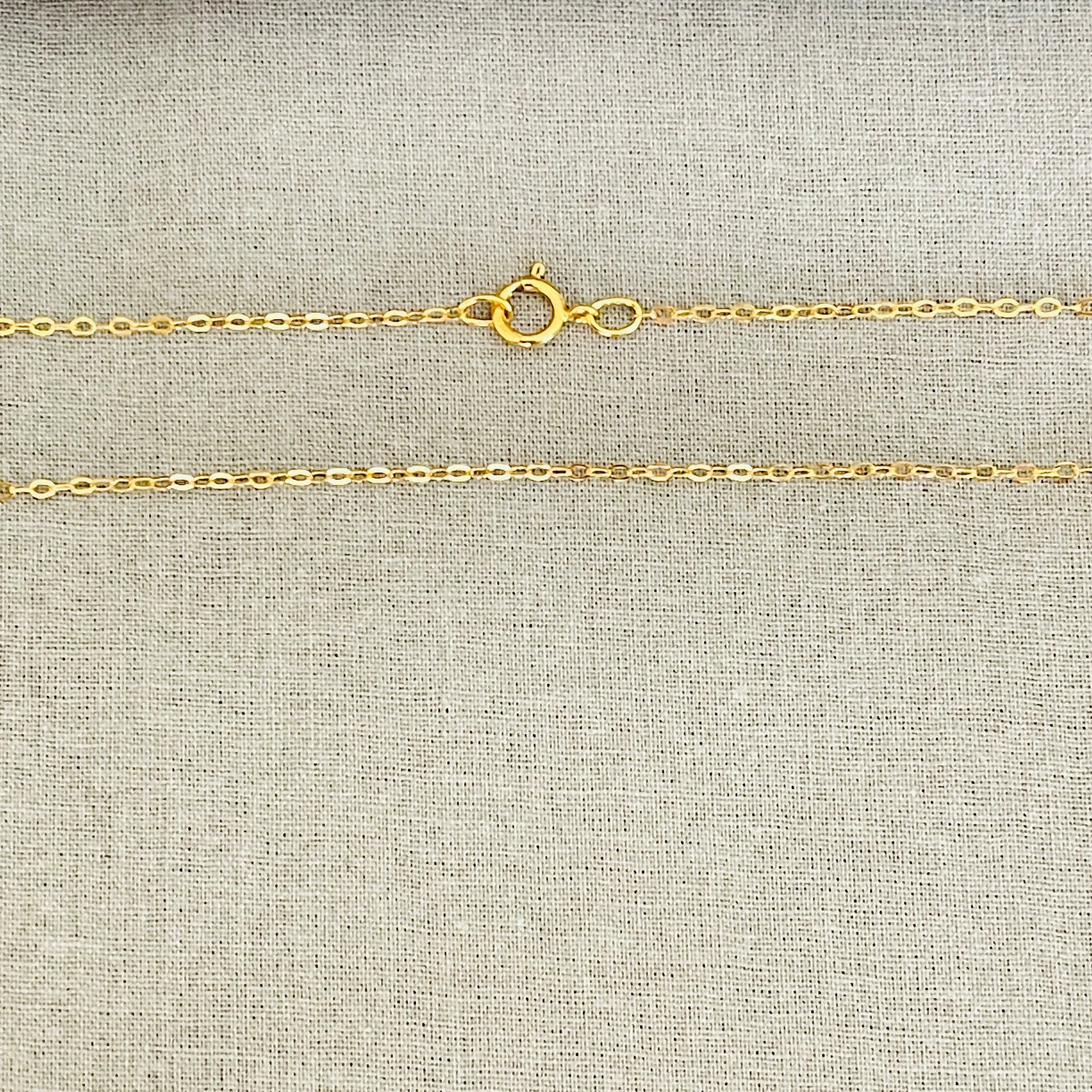 Dainty 14K Gold Filled Tarnish Resistant Cable Chain, 18" Thin Gold Chain Necklace For Men and Women, Gift For Dad, Minimalist Simple Gift - Sara jewellery shop